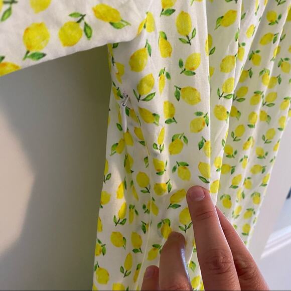 NWT Caroline Constas Crete Mini Dress Lemon Fruit XS - Picture 10 of 12